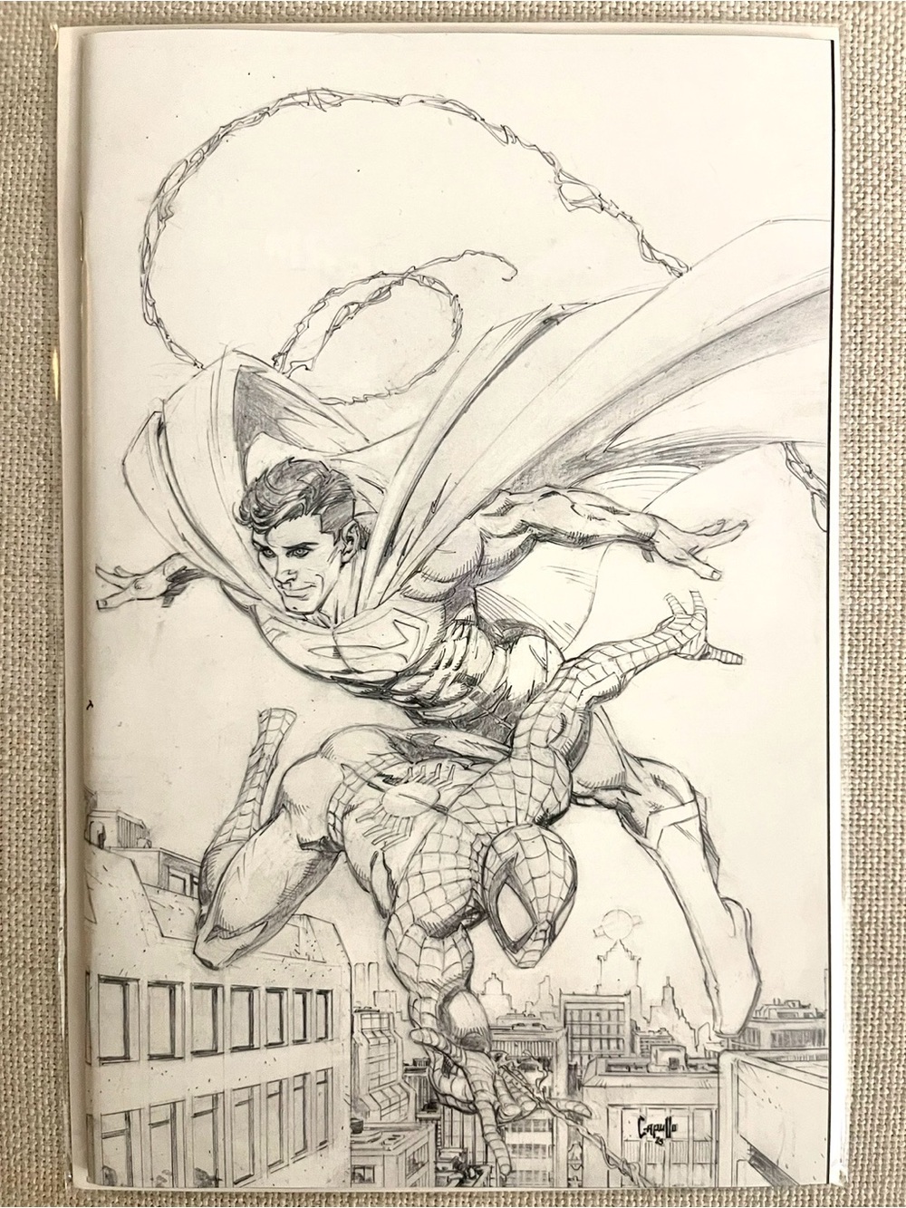 SPIDER-MAN/SUPERMAN #1 1:200 GREG CAPULLO VIRGIN Variant Marvel/DC (2026)